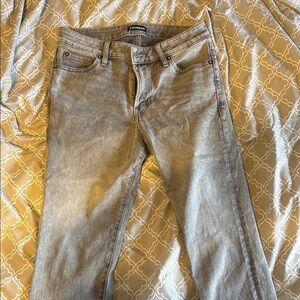 Express men’s Slim Fit Jeans - Light Gray